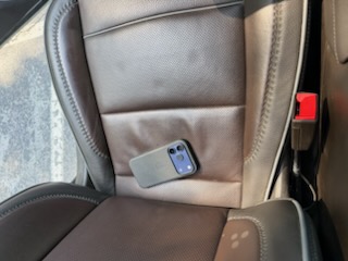 Keith's phone — found in a very unexpected location