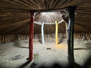 Inside the community room