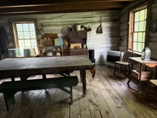 Period furnishings inside the house