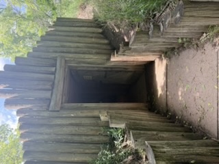 Underground ammunition storage bunker