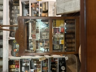 Display case — look for the Grape Nuts!