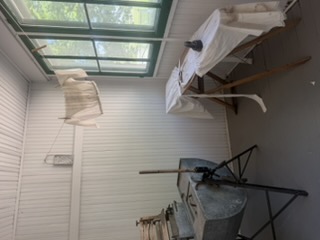 The back porch