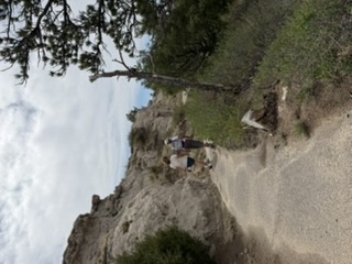 Trail through Scotts Bluff