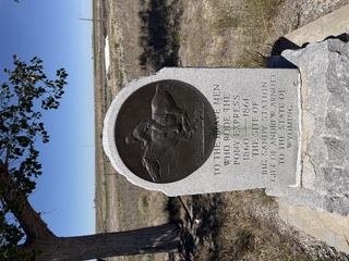 Remains of the Pony Express station