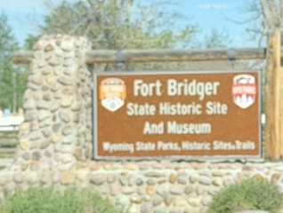 Fort Bridger entrance sign