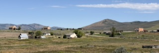 Preserved historic townsite at Chesterfield, Idaho