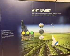 Idaho Potato Museum display