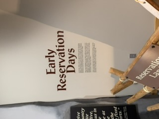 Oregon Trail History Center interpretive display