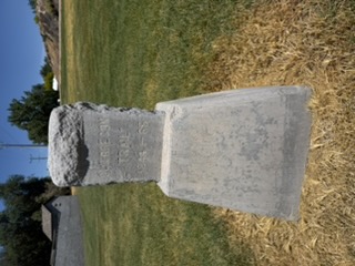 Fort Boise interpretive sign in Parma