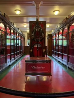 The ornate Anheuser-Busch stables