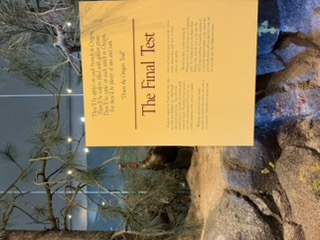 Land grant exhibit at the Oregon Trail Interpretive Center