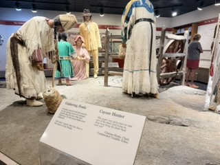 Cayuse hunter exhibit at Whitman Mission