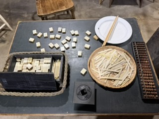 Mah Jong set in the Pendleton Underground bathhouse
