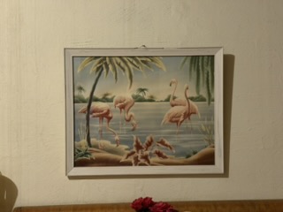 Sand sculpture in Stella Darby's boarding house
