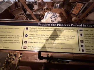 Pioneer wagon from the front